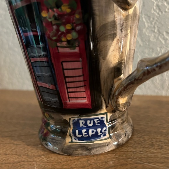 Rue de Paris dessert plate and mug. - Picture 5 of 10